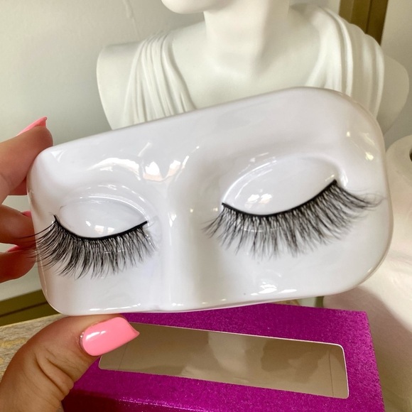 Luxe 3D Mink Lashes Fake Eyelashes Glam Full - Picture 2 of 6